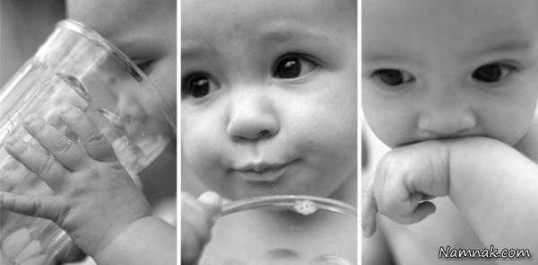 آب خوردن نوزاد