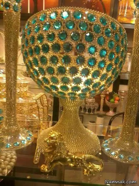 آموزش جواهرنما روی ظروف