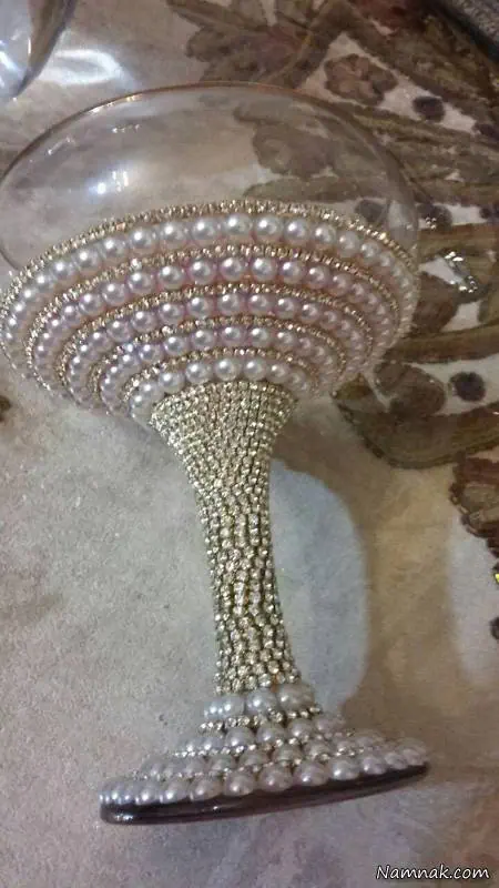 آموزش جواهرنما روی ظروف