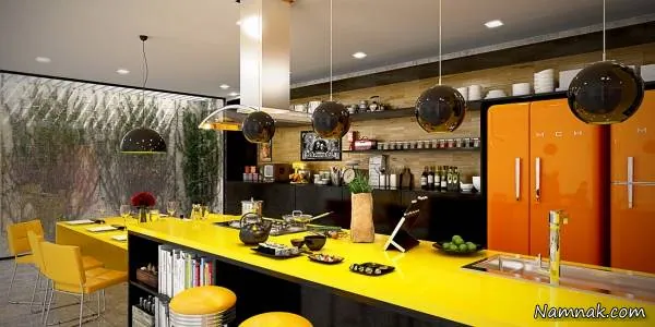 کابینت زرد