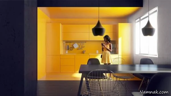کابینت زرد