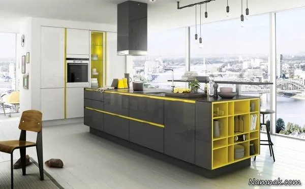 کابینت زرد