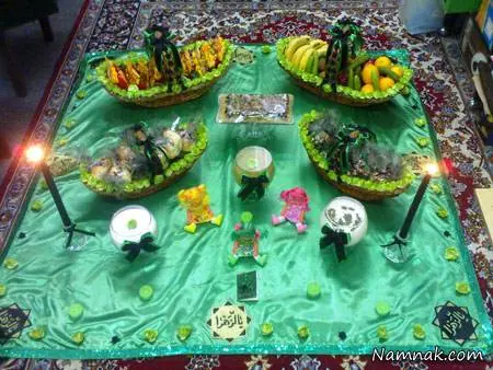  تزیین سفره حضرت رقیه