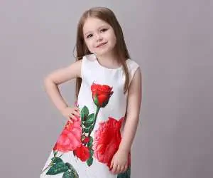 پیراهن گلدار بچه گانه
