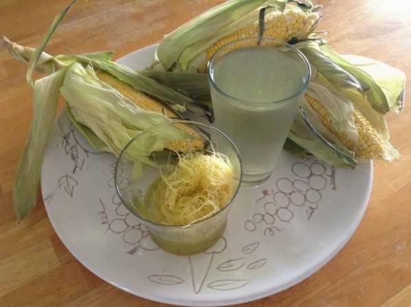 چای موهای ذرت
