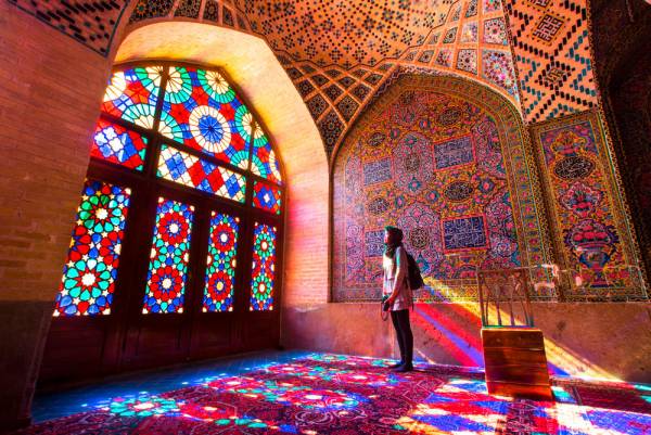 کاشی کاری مسجد نصیرالملک شیراز