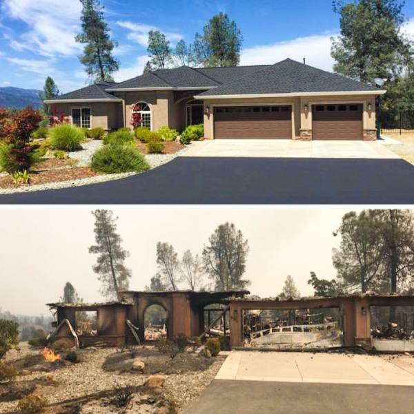 قبل و بعد خانه ویران شده