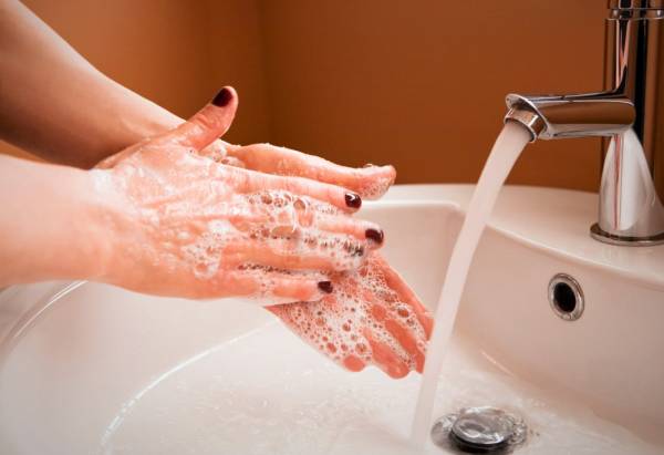 اصول شستن دست ها