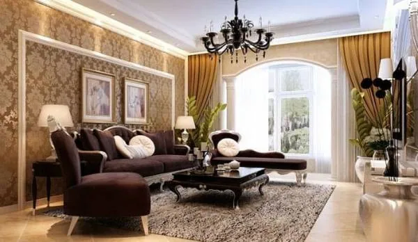رنگ قهوه ای در دکوراسیون