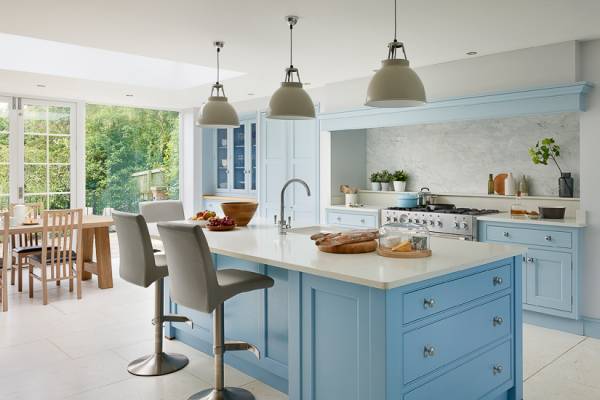 آشپزخانه آبی رنگ