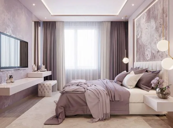 اتاق خواب شیک یاسی