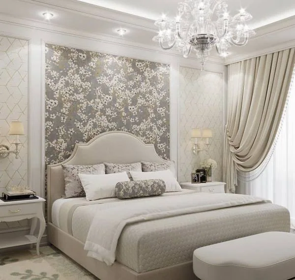 کاغذ دیواری اتاق خواب کوچک