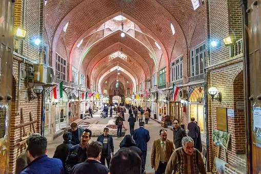 مساحت بازار تبریز