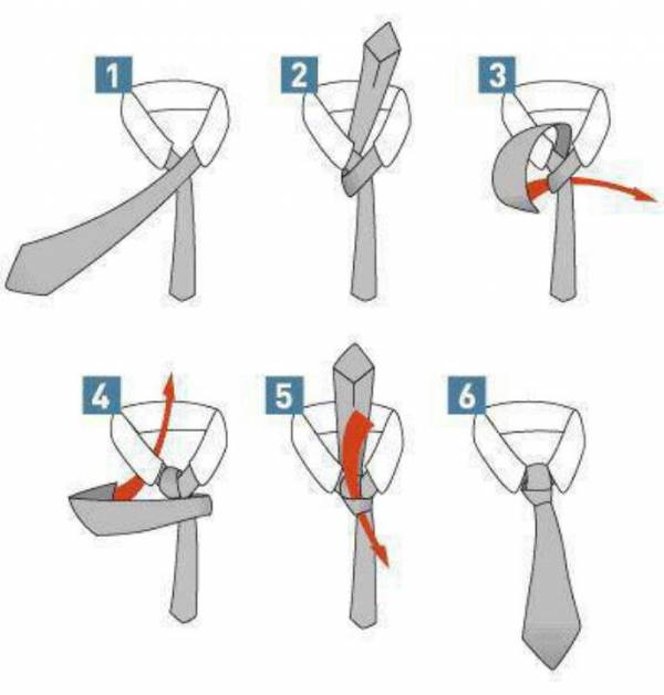 چگونگی بستن کراوات