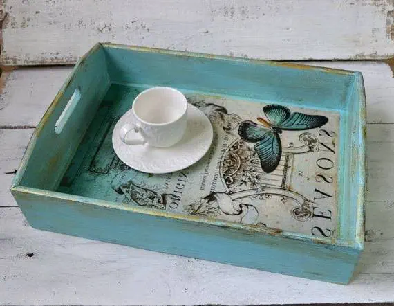 دکوپاژ روی سینی