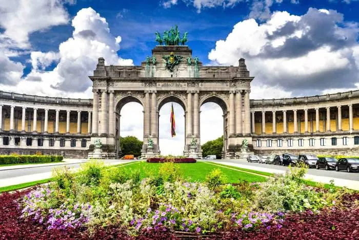 Parc du Cinquantenaire in brussels