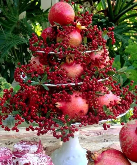 میوه آرایی انار یلدا
