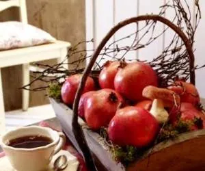 تزیین انار شب یلدا