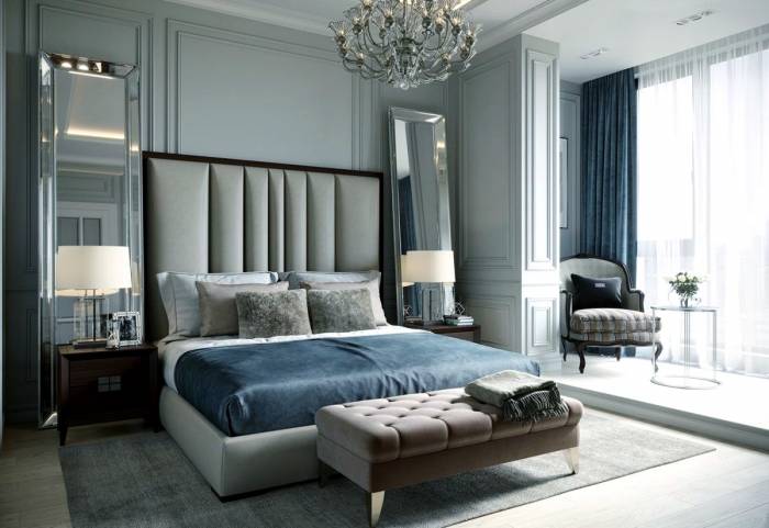 اتاق خواب نئوکلاسیک