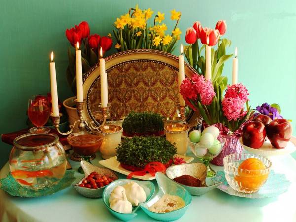 وسایل سفره هفت سین 
