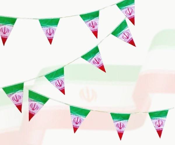 ساخت ریسه پرچم ایران