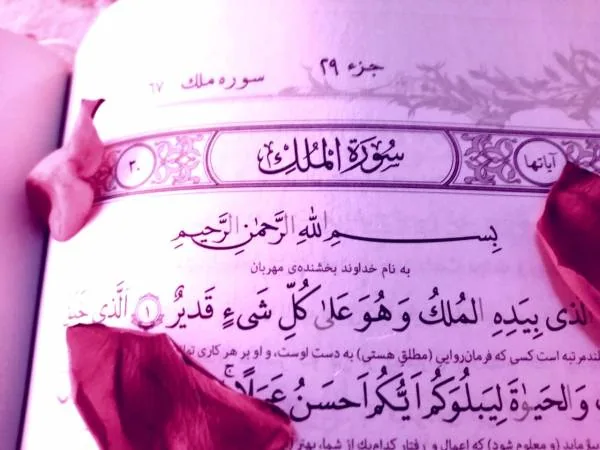 فضیلت سوره ملک