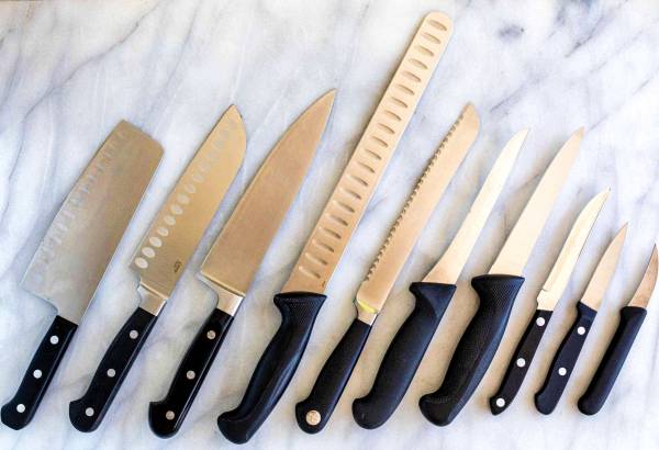 معرفی انواع چاقو