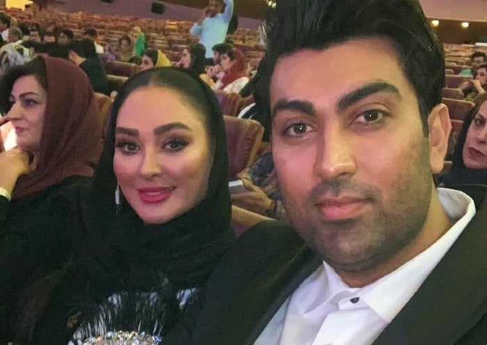 الهام حمیدی وهمسرش علیرضا صادقی همسر دوم الهام حمیدی