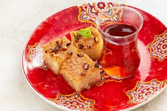 کیک شربتی روانی