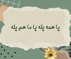 با همه بله با ما هم بله