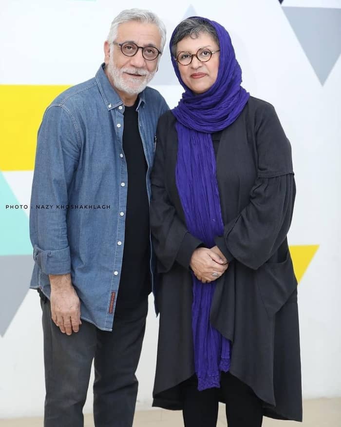 مسعود رایگان و همسرش