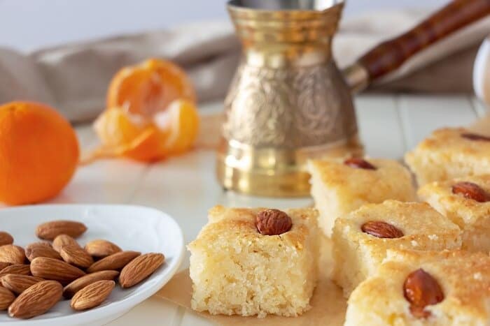 طرز تهیه شیرینی و کیک بسبوسه مصری